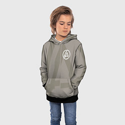 Толстовка-худи детская Linkin Park: Grey style, цвет: 3D-черный — фото 2