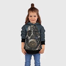 Толстовка-худи детская STALKER: Mask, цвет: 3D-черный — фото 2