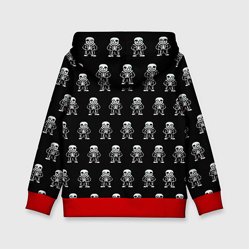Детская толстовка Undertale / 3D-Красный – фото 2