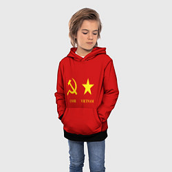 Толстовка-худи детская СССР и Вьетнам, цвет: 3D-черный — фото 2