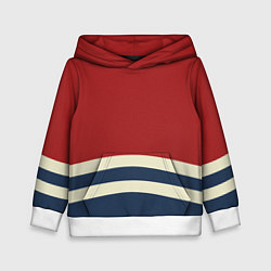 Толстовка-худи детская Волны в море, цвет: 3D-белый