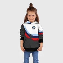 Толстовка-худи детская BMW M SPORT, цвет: 3D-черный — фото 2
