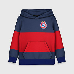 Толстовка-худи детская Bayern Munchen - Red-Blue FCB 2022 NEW, цвет: 3D-синий