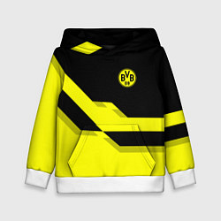 Толстовка-худи детская BVB FC: Yellow style, цвет: 3D-белый