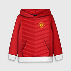 Толстовка-худи детская FC Manchester United: Reverse, цвет: 3D-белый