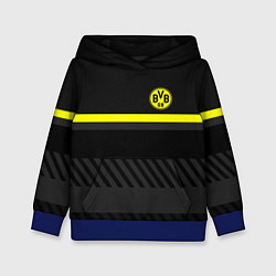 Толстовка-худи детская FC Borussia 2018 Original #3, цвет: 3D-синий
