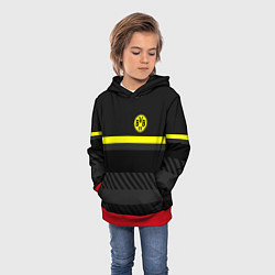 Толстовка-худи детская FC Borussia 2018 Original #3, цвет: 3D-красный — фото 2