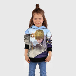 Толстовка-худи детская Киборг, цвет: 3D-черный — фото 2