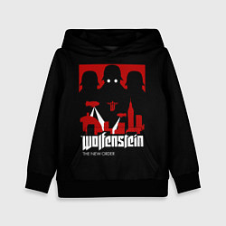 Толстовка-худи детская Wolfenstein: Nazi Soldiers, цвет: 3D-черный