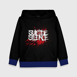 Толстовка-худи детская Suicide Silence Blood цвета 3D-синий — фото 1