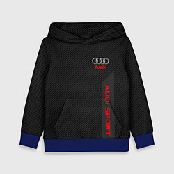Толстовка-худи детская Audi: Sport Line, цвет: 3D-синий