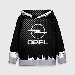 Толстовка-худи детская Opel: Black Side цвета 3D-меланж — фото 1