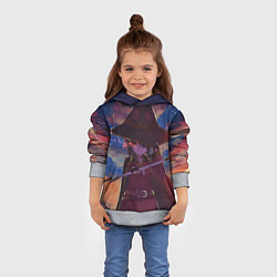 Толстовка-худи детская KonoSuba, цвет: 3D-меланж — фото 2