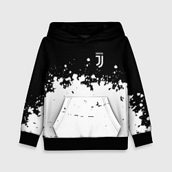 Толстовка-худи детская FC Juventus Sport, цвет: 3D-черный