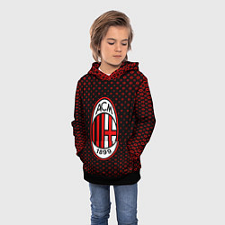 Толстовка-худи детская AC Milan 1899, цвет: 3D-черный — фото 2