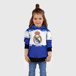 Толстовка-худи детская Real Madrid FC, цвет: 3D-черный — фото 2
