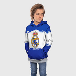 Толстовка-худи детская Real Madrid FC, цвет: 3D-меланж — фото 2