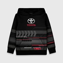 Толстовка-худи детская Toyota TRD, цвет: 3D-черный