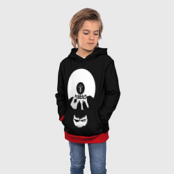 Толстовка-худи детская Hand of God, цвет: 3D-красный — фото 2