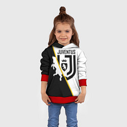 Толстовка-худи детская FC Juventus: Football Point, цвет: 3D-красный — фото 2