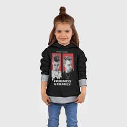 Толстовка-худи детская Markul: Friends & Family, цвет: 3D-меланж — фото 2