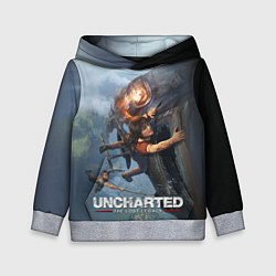 Толстовка-худи детская Uncharted: The Lost Legacy цвета 3D-меланж — фото 1