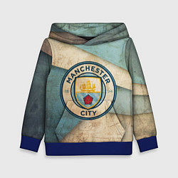 Толстовка-худи детская FC Man City: Old Style, цвет: 3D-синий