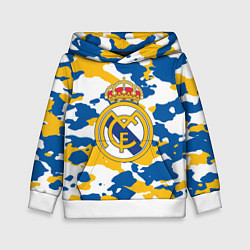 Толстовка-худи детская Real Madrid: Camo, цвет: 3D-белый