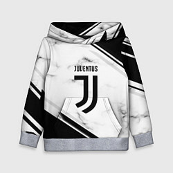 Толстовка-худи детская Juventus, цвет: 3D-меланж