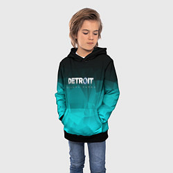 Толстовка-худи детская Detroit: Become Human, цвет: 3D-черный — фото 2