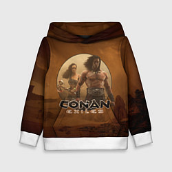Толстовка-худи детская CONAN: Exiles, цвет: 3D-белый