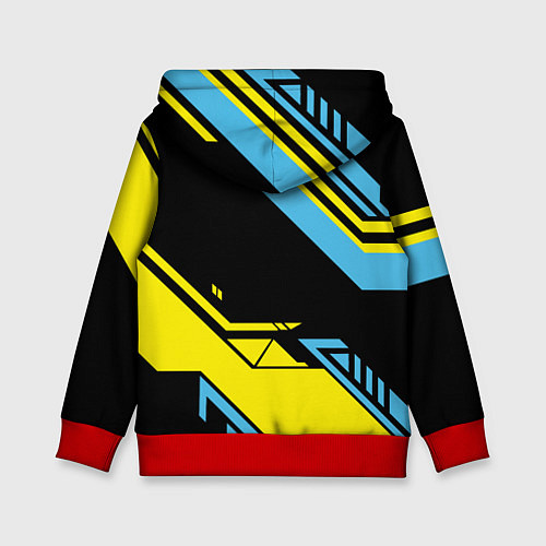 Детская толстовка Cyberpunk 2077: Samurai / 3D-Красный – фото 2