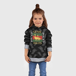 Толстовка-худи детская GUSSI Style, цвет: 3D-меланж — фото 2