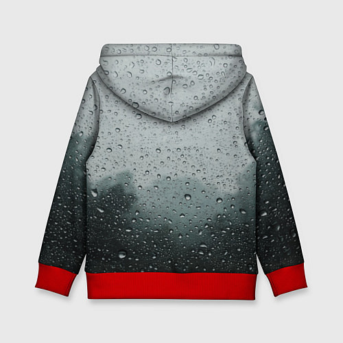 Детская толстовка The Rain / 3D-Красный – фото 2