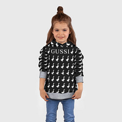 Толстовка-худи детская GUSSI Black, цвет: 3D-меланж — фото 2