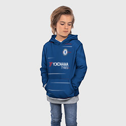 Толстовка-худи детская FC Chelsea Home 18-19, цвет: 3D-меланж — фото 2
