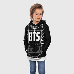 Толстовка-худи детская BTS ARMY, цвет: 3D-белый — фото 2