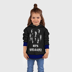 Толстовка-худи детская BTS Group, цвет: 3D-синий — фото 2