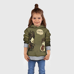 Толстовка-худи детская Wilson outcast, цвет: 3D-меланж — фото 2