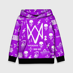 Детская толстовка Watch Dogs 2: Violet Pattern