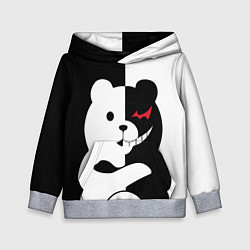 Толстовка-худи детская Monokuma Drae, цвет: 3D-меланж