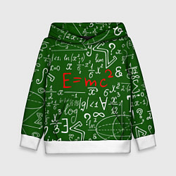 Детская толстовка E=mc2: Green Style