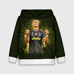 Толстовка-худи детская Ronaldo: Juve Sport, цвет: 3D-белый