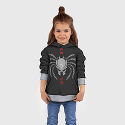Толстовка-худи детская Predator Spider, цвет: 3D-меланж — фото 2
