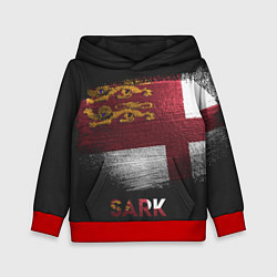 Толстовка-худи детская SARK, цвет: 3D-красный
