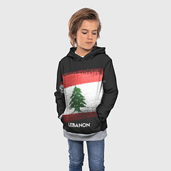 Толстовка-худи детская Lebanon Style, цвет: 3D-меланж — фото 2