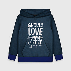 Детская толстовка Ghouls Love Coffee