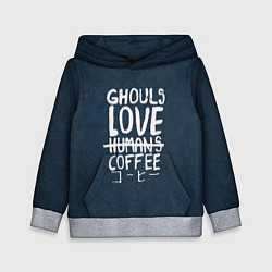 Детская толстовка Ghouls Love Coffee