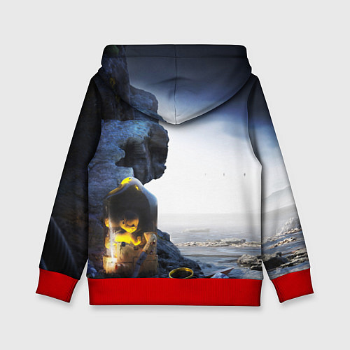 Детская толстовка Death Stranding: Exclusive / 3D-Красный – фото 2