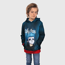 Толстовка-худи детская Sally Face, цвет: 3D-красный — фото 2